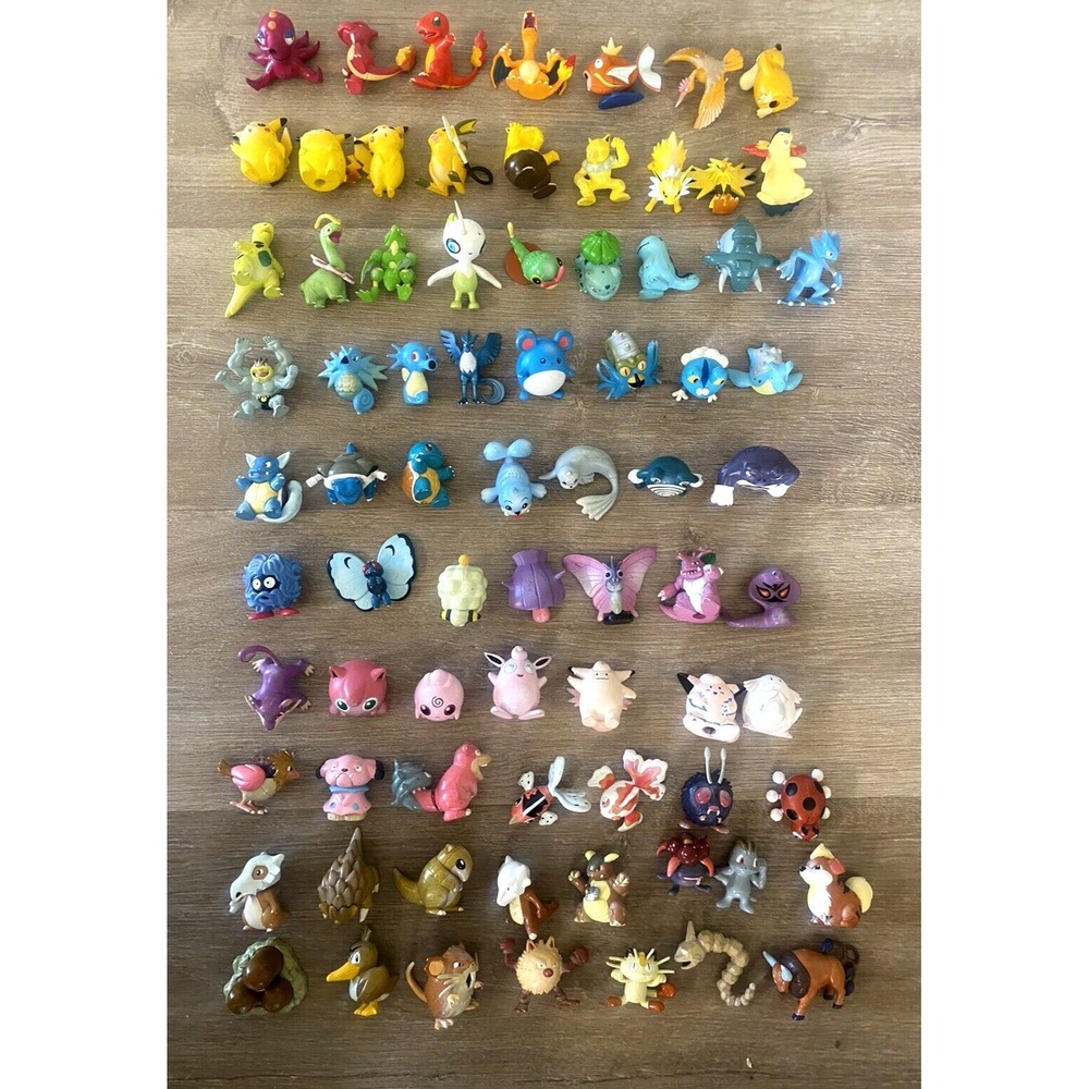 Huge Lot Tomy CGTSJ Nintendo Pokémon Vintage Figures ~75 Auldey 90s Toys *read*